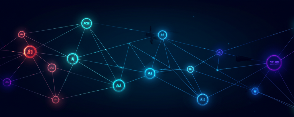 AI Blockchain Technology Visualization